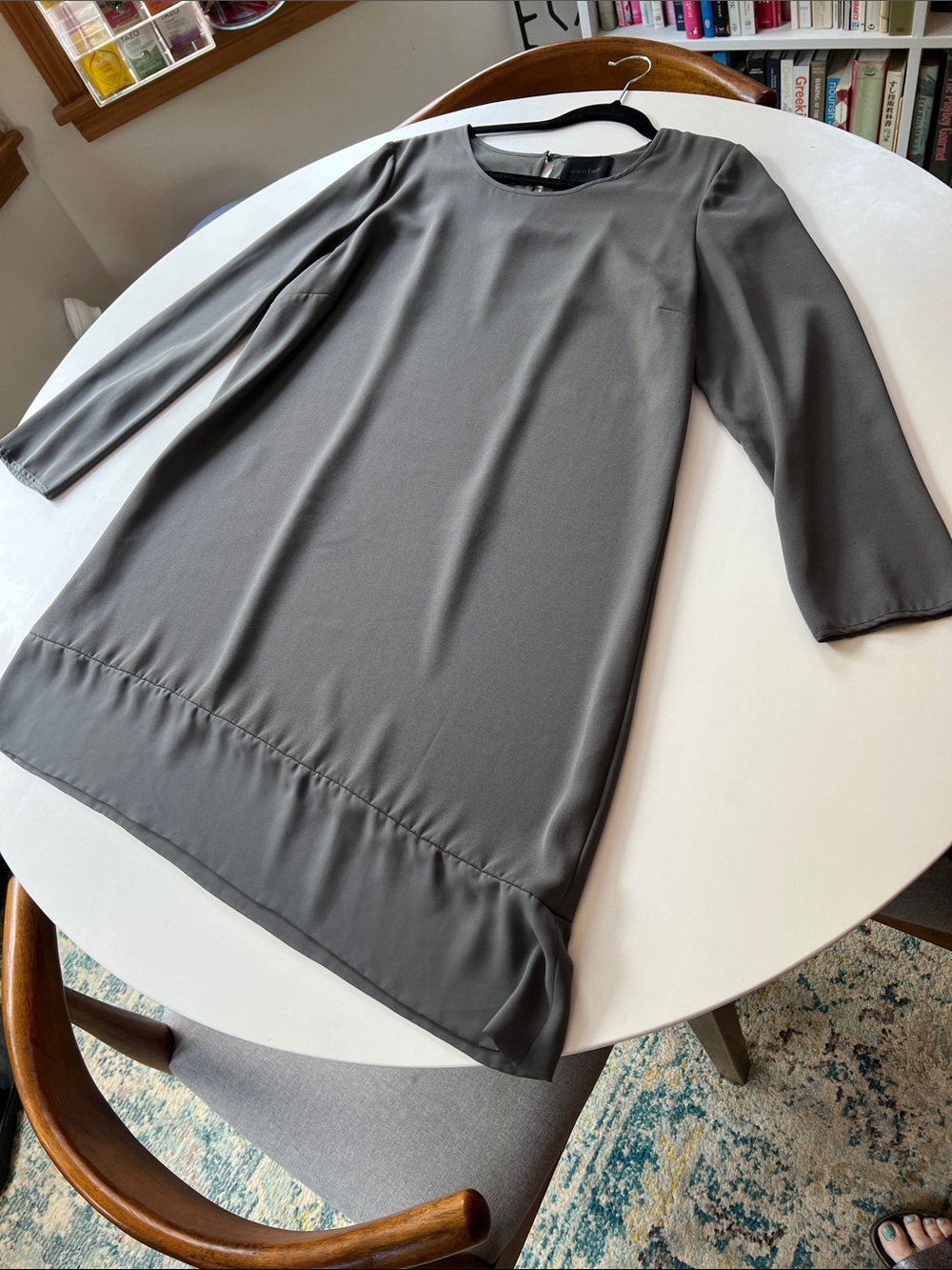 Women's Gray Shift Dress